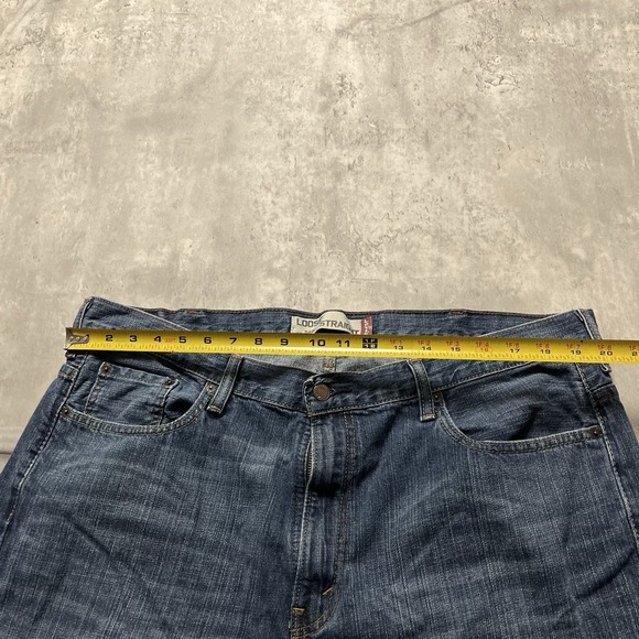 Levis 569 Loose Straight Jeans Mens 40x30 Blue Medium Wash High Rise VTG - Picture 5 of 10